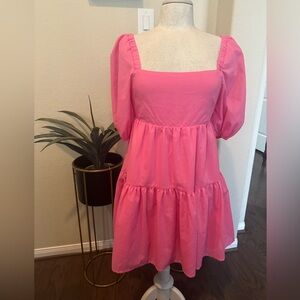 Very Pretty Pink Summer Dress